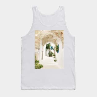 Doorway in Sidi Bou Saïd, Tunisia Tank Top